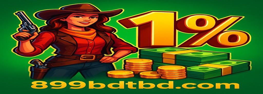 899BDT গেমিং প্ল্যাটফর্ম বাংলাদেশ – প্রতিটি লেনদেনে ১% ক্যাশব্যাক অফার